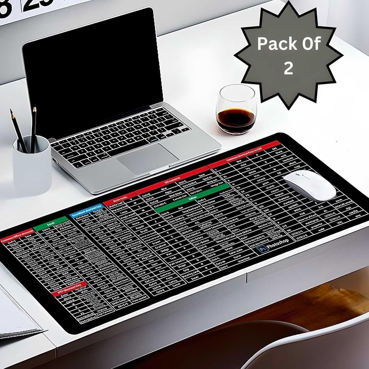 Gaming Desk Mouse Pad (Pack of 2)