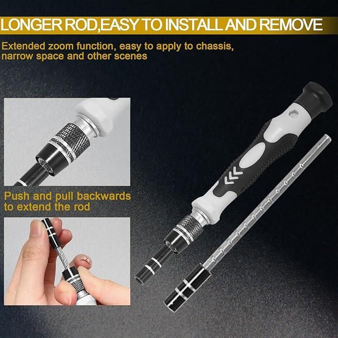 115-in-1 Precision Screwdriver Set – Multipurpose Magnetic Repair Tool Kit